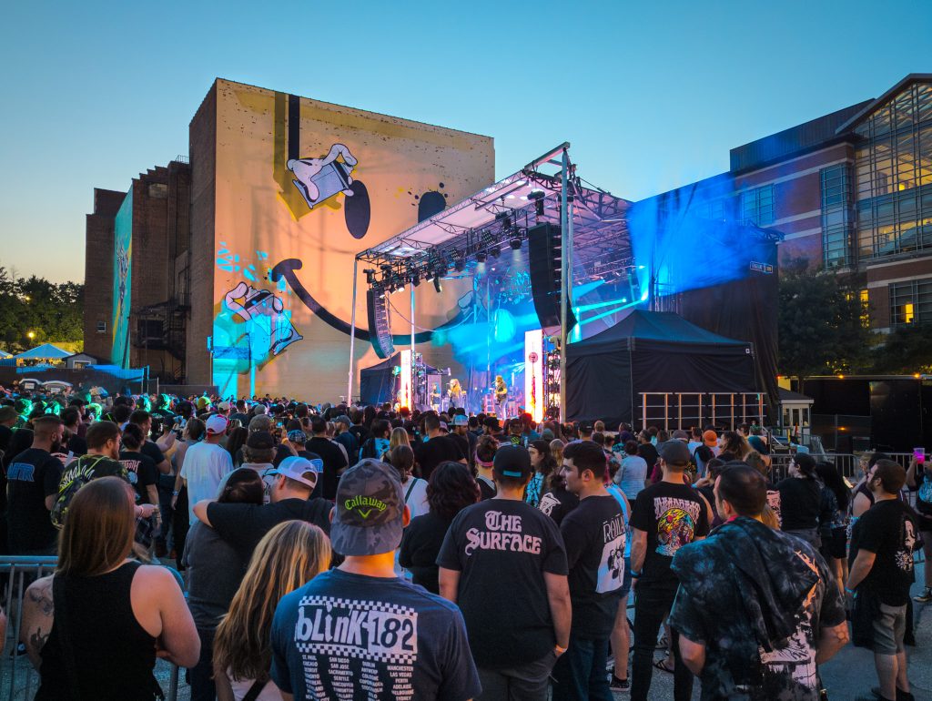 Worcester Palladium Outdoor VIP viewing area