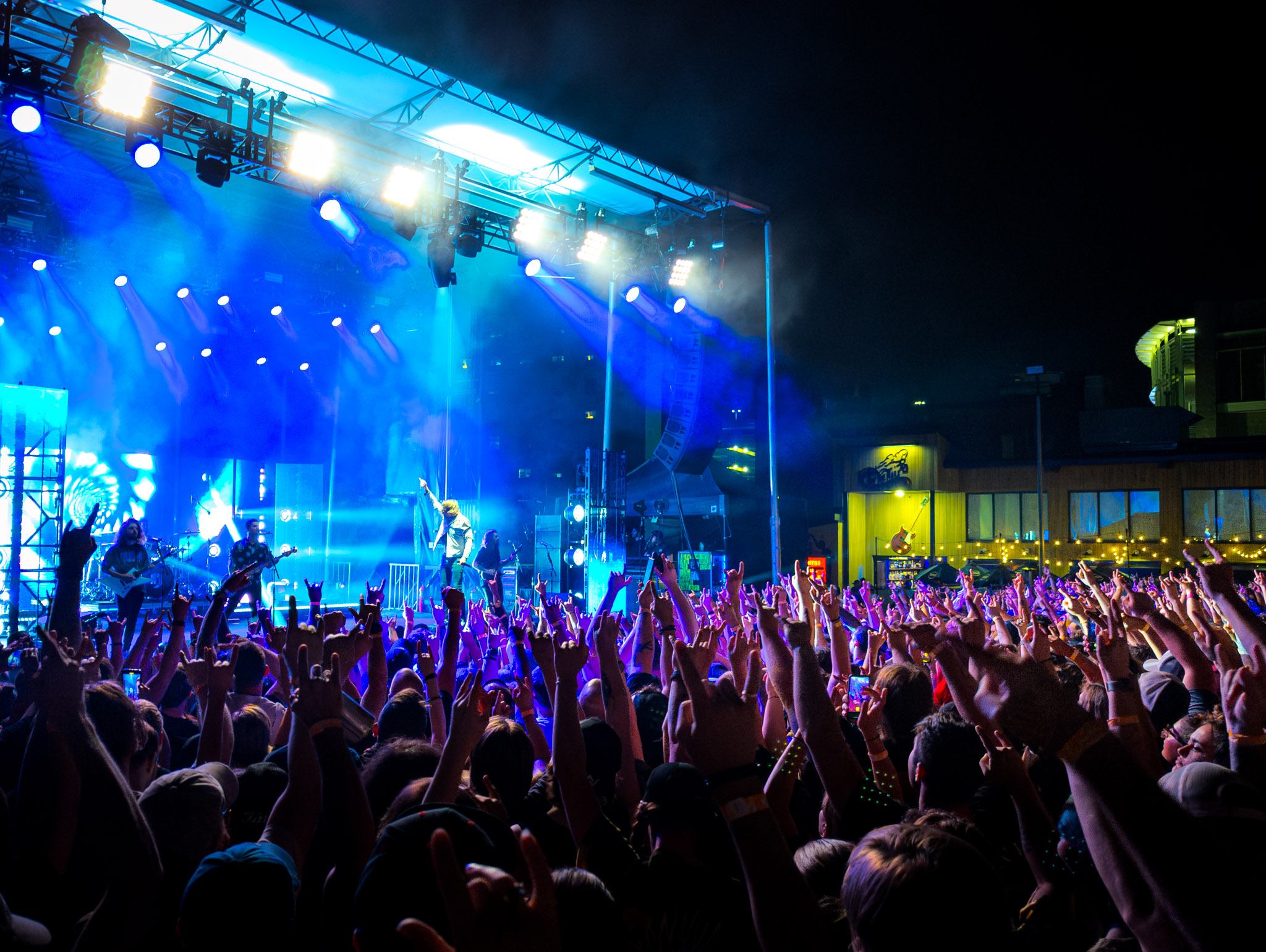 Beartooth band headlining the Worcester Palladium Outdoors